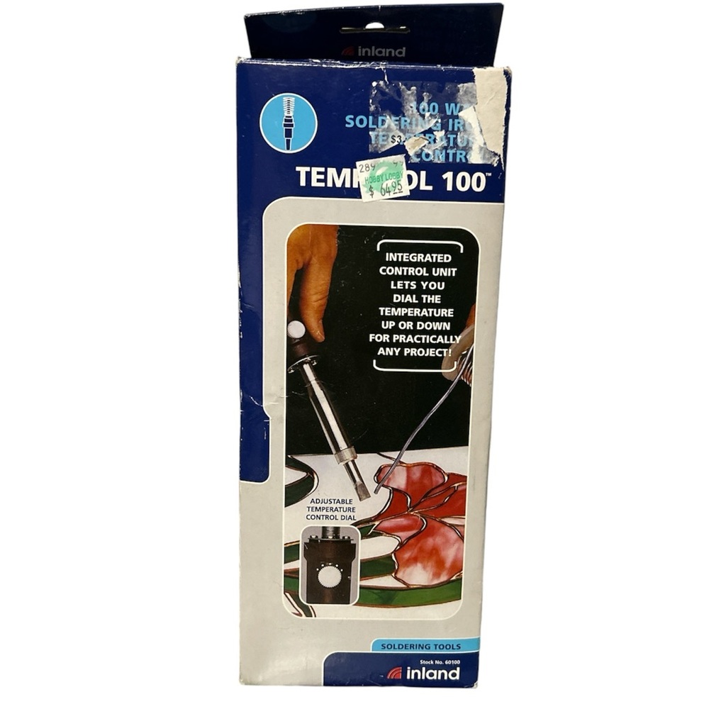 Brand new inland Temptrol 100 watt soldering iron
200 degrees to 1200 degrees